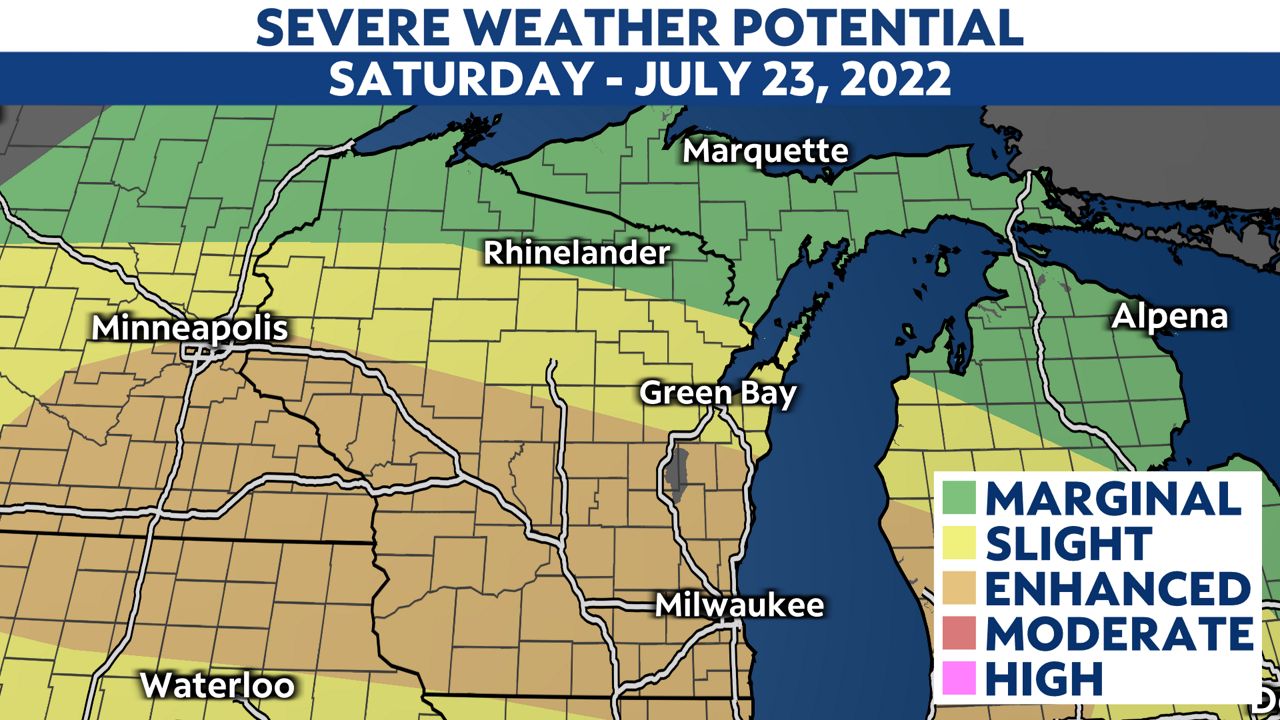 Severe storms expected to impact Wisconsin through tonight